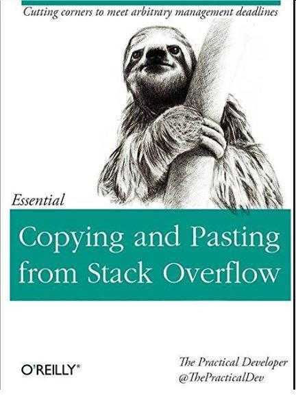 Copying and Pasting from StackOverflow Cover