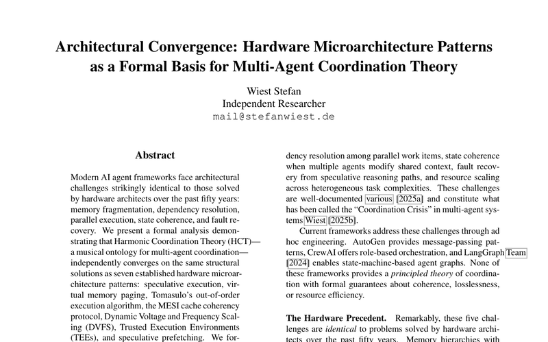 Architectural Convergence