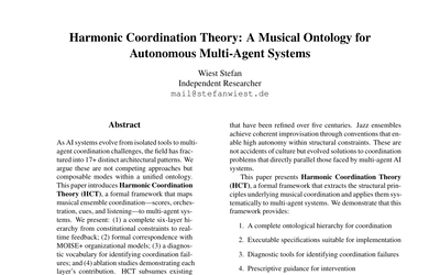 Harmonic Coordination Theory